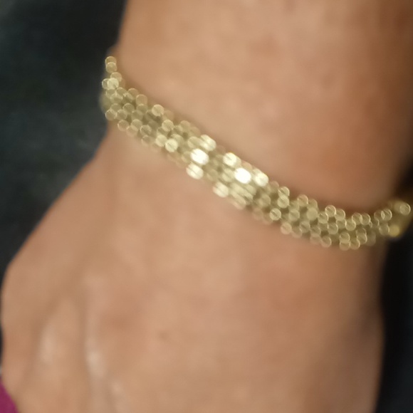 Liz Claiborne magnetic clasp weave pattern bracelet - Picture 4 of 8